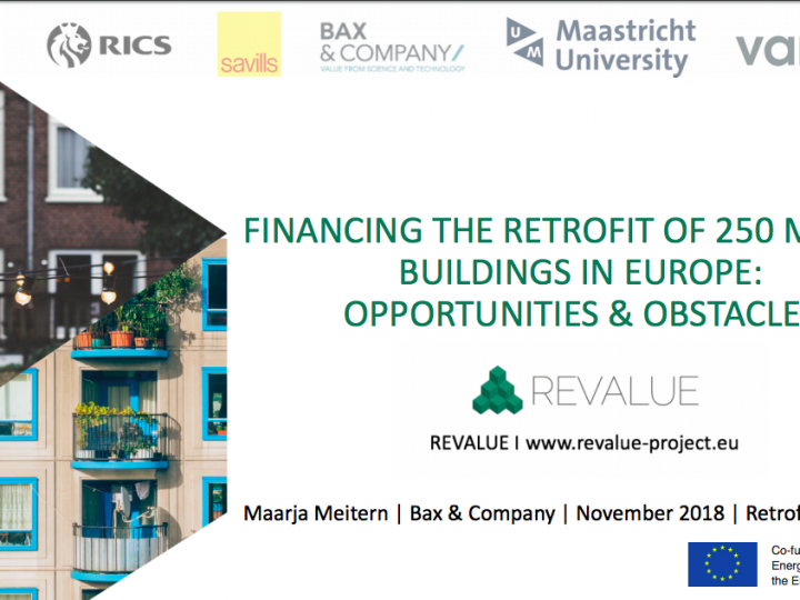 Financing the retrofit of 250 million buildings in Europe: opportunities and obstacles