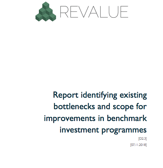 Identifying the existing bottlenecks and scope for improvements in benchmark investment programmes