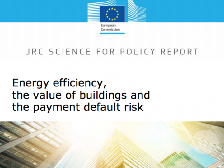 Science for policy: Energy efficiency, the value of buildings and the payment default risk